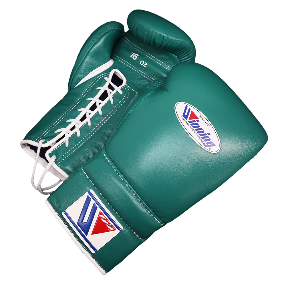WINNING GLOVES CUSTOM LACE GREEN/WHITE - Image 3