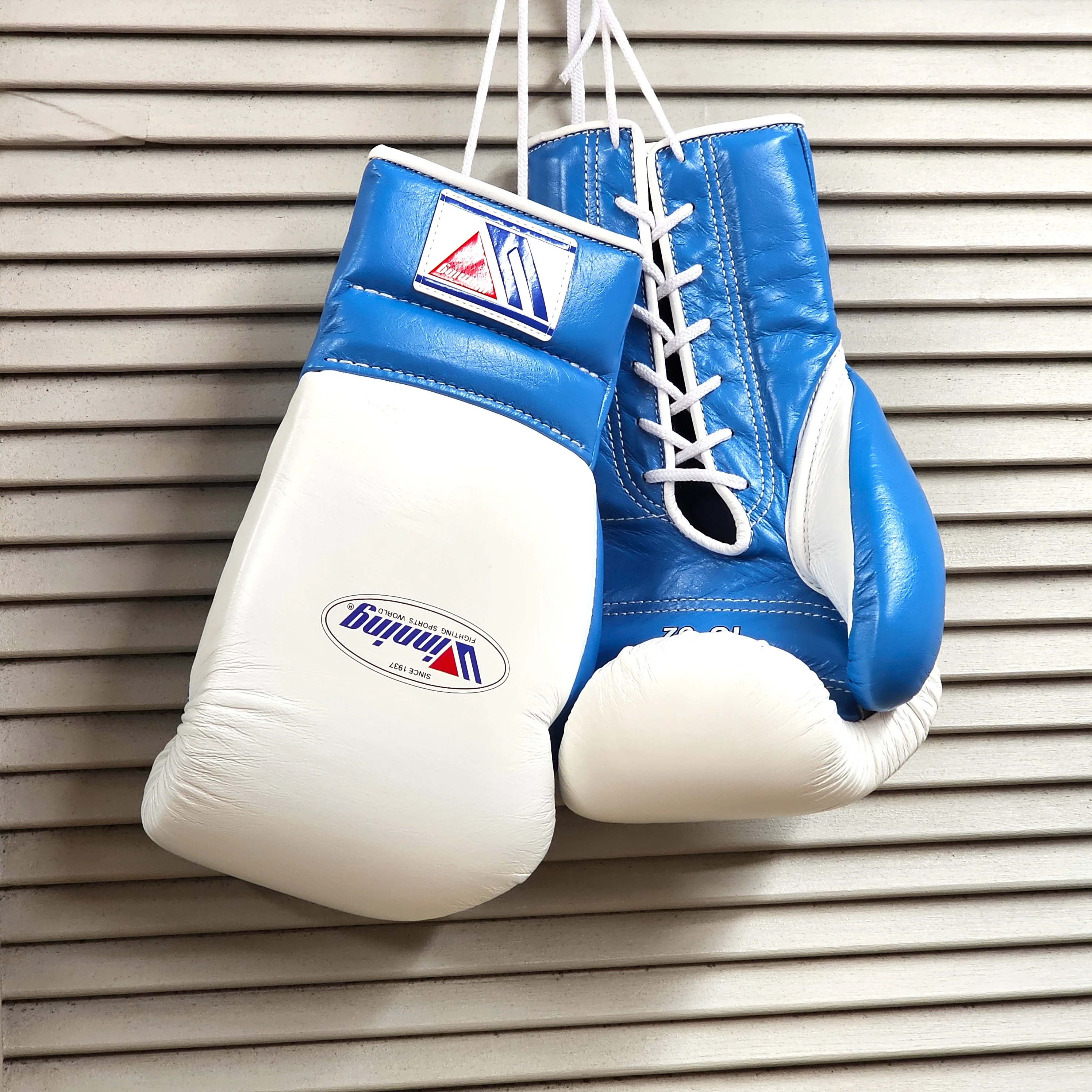 WINNING GLOVES CUSTOM LACE WHITE/SKY BLUE - Image 2