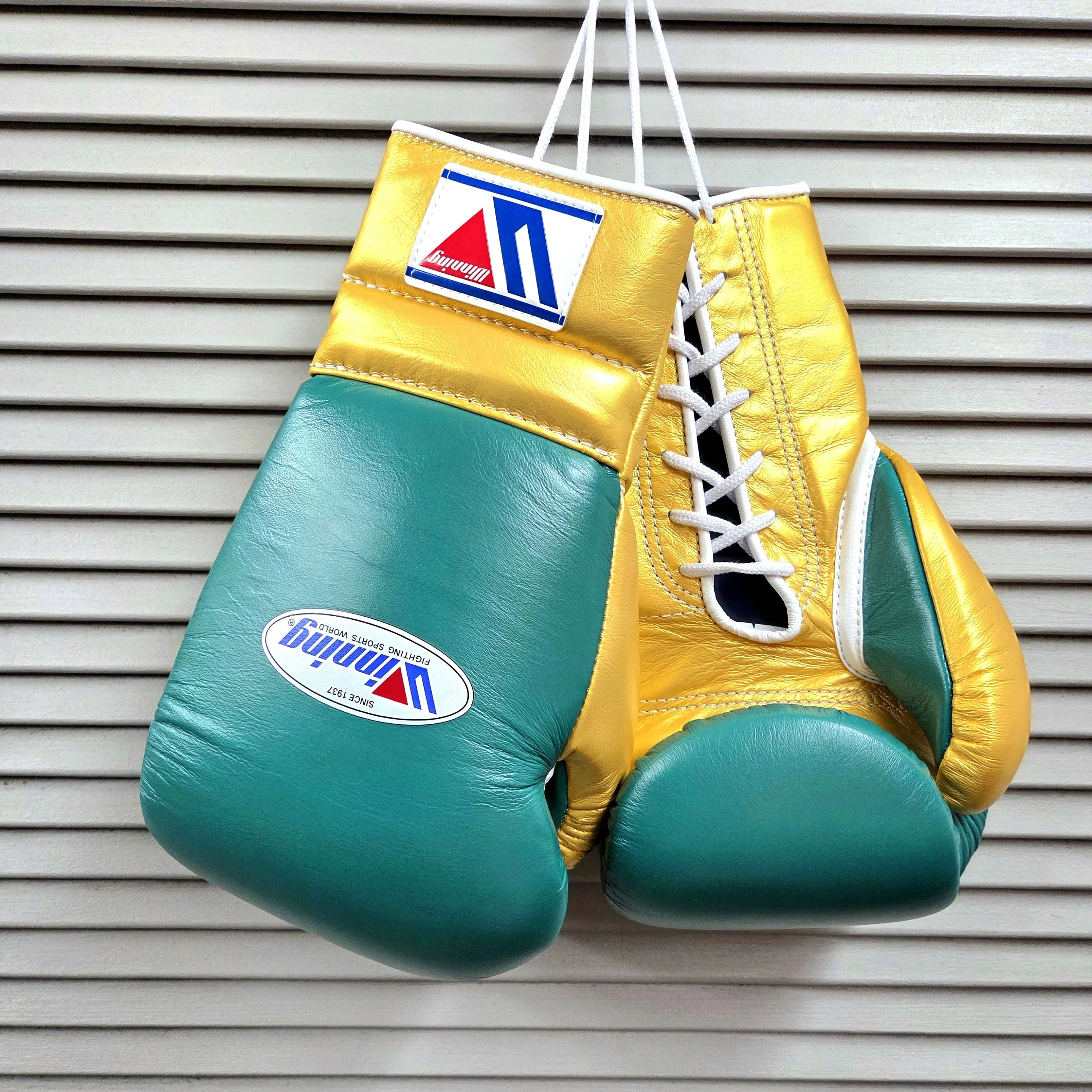 WINNING GLOVES CUSTOM LACE MINT GREEN / GOLD - Image 2