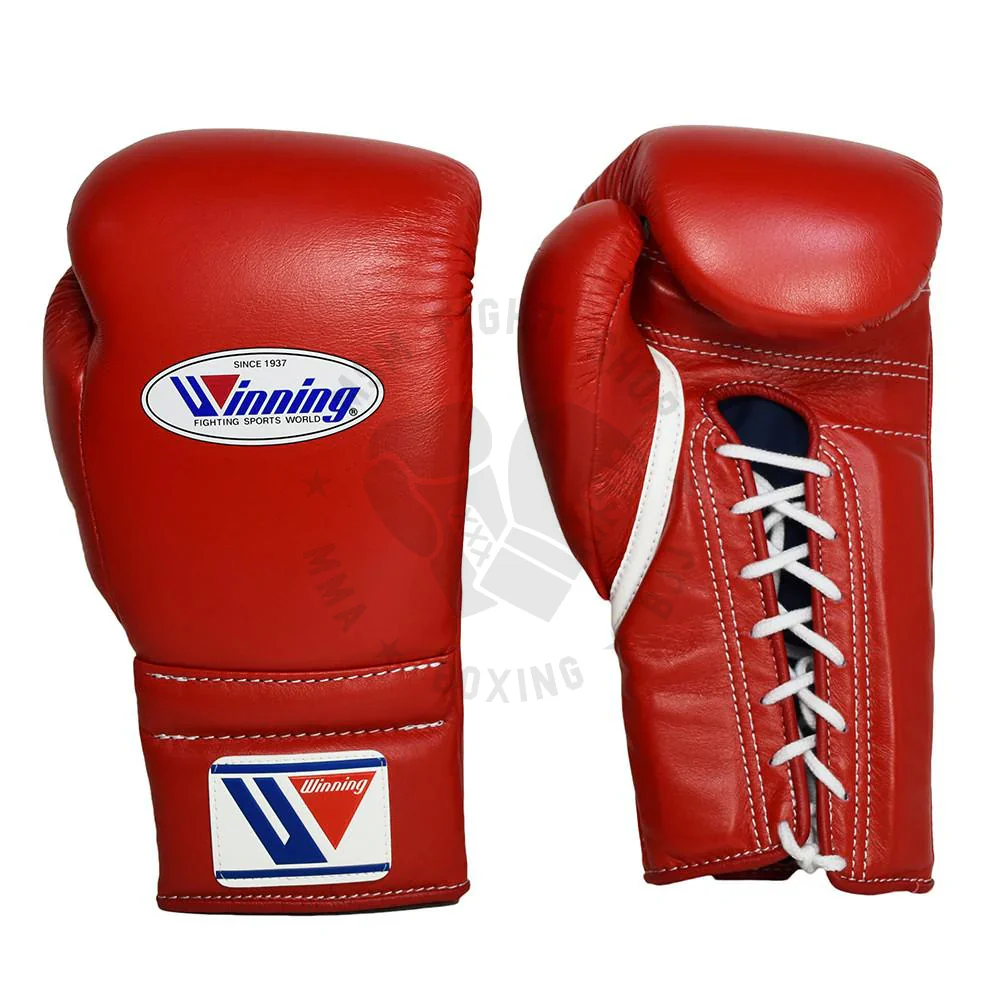 WINNING GLOVES LACE UP RED