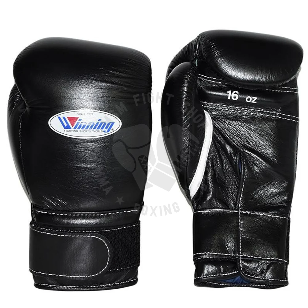 WINNING GLOVES HOOK AND LOOP BLACK - Image 5